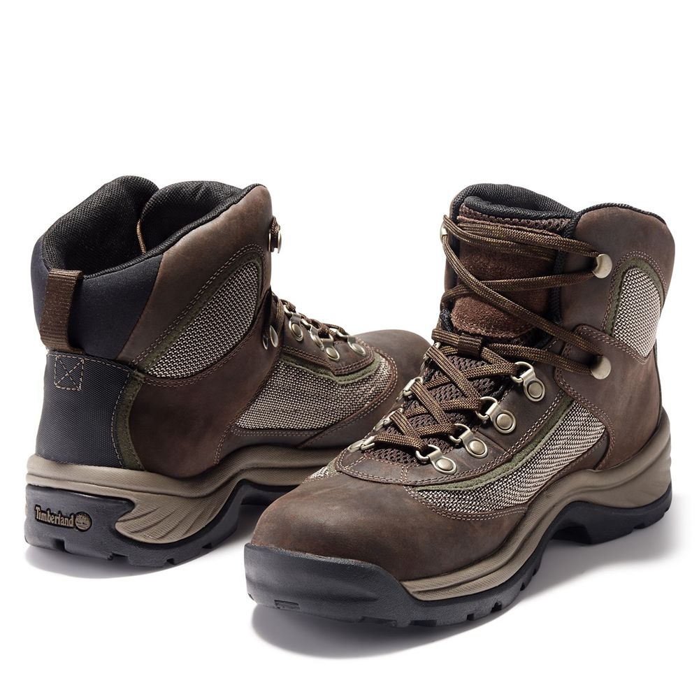 Botas de Montaña Timberland Hombre Plymouth Trail Waterproof Marrones Oscuro - Chile OYF-316508